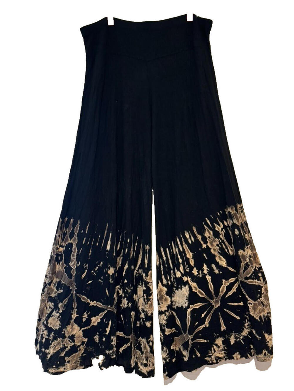 Gardenbelle Shop Pants black sz XXL all stretch boho hippie festival flare leg D
